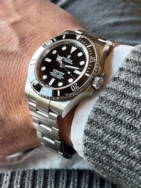 rolex submariner no date on small wrist|2024 rolex submariner no date.